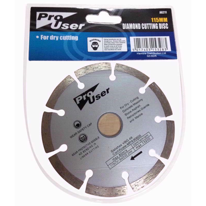 Picture of PRO USER DIAMOND CUTTING DISC- DRY 115MM