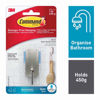 Picture of COMMAND BATH ROOM HOOK SATIN NICKEL
