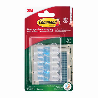 Picture of COMMAND OUTDOOR LIGHT CLIPS 16PK
