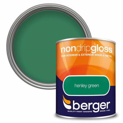 Picture of BERGER NON DRIP GLOSS 750ML HENLEY GREEN