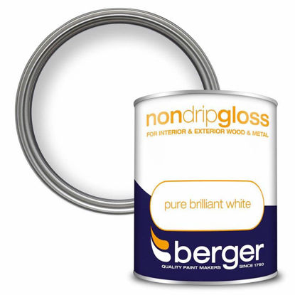 Picture of BERGER NON DRIP GLOSS 750ML WHITE