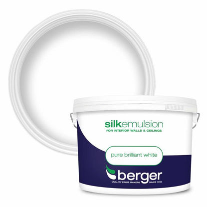 Picture of BERGER SILK PB WHITE 10 LITRE