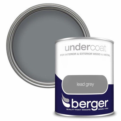 Picture of BERGER UNDERCOAT 750ML LEAD GREY