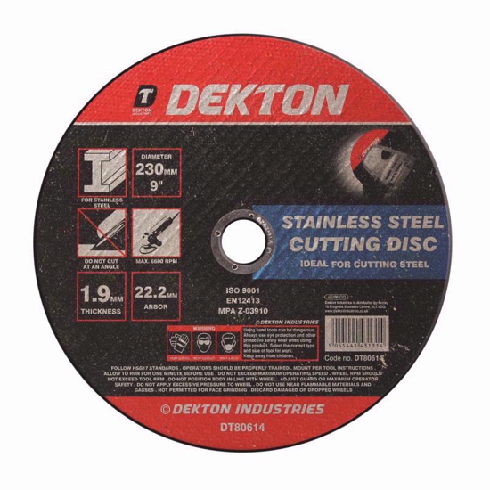 Picture of DEKTON CUTTING DISC METAL 230MM(SINGLES)