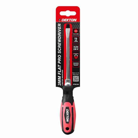 Picture of DEKTON FLAT PRO SCREWDRIVER 3MMX75MM