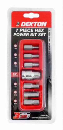 Picture of DEKTON HEX POWER BIT SET 1/2 IN 7PC