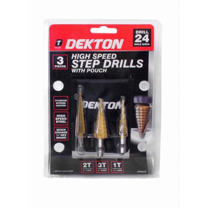 Picture of DEKTON HIGH SPEED STEEL DRILL 3PC