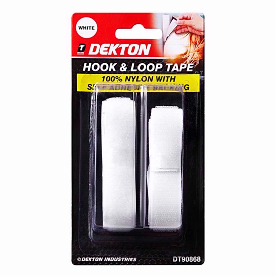 Picture of DEKTON HOOK&LOOP WHITE 20MMX1M