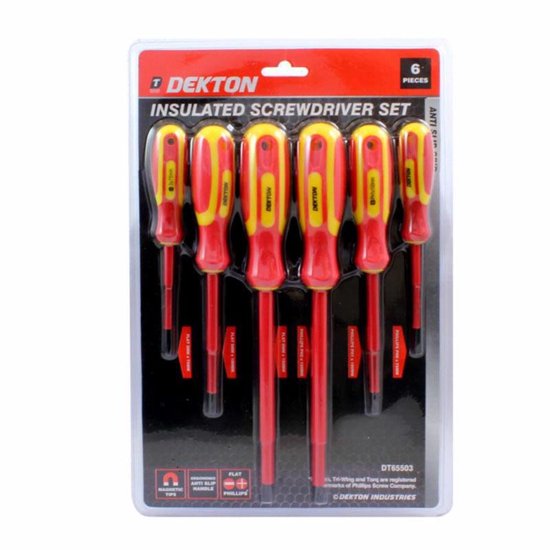 Picture of DEKTON INSULATED SCREWDRIVER 6PC SET