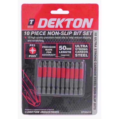 Picture of DEKTON NON-SLIP BIT SET 10PC