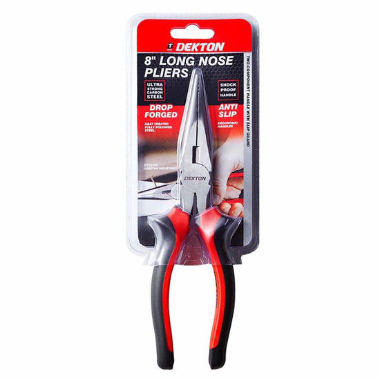 Picture of DEKTON PLIERS LONG NOSE 8 INCH