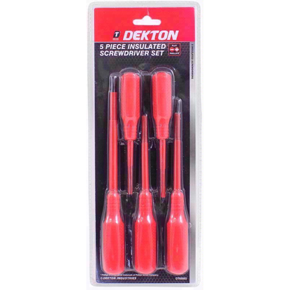 Picture of DEKTON SCREWDRIVER INSULATED 5PC SET