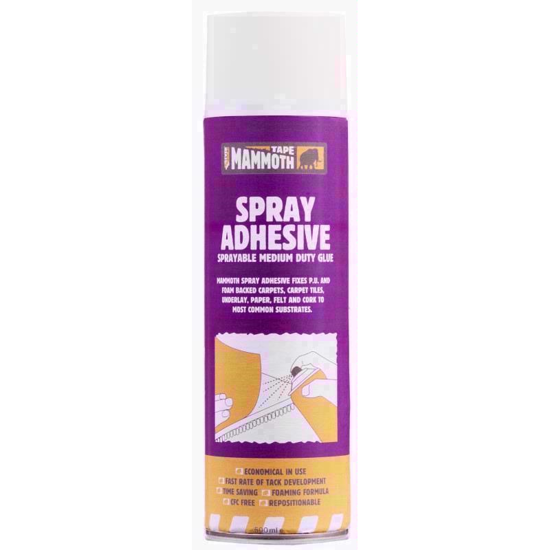 Picture of EVERBUILD MAMMOTH SPRAY ADHESIVE 500ML