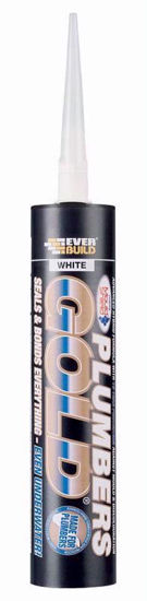 Picture of EVERBUILD PLUMBERS GOLD WHITE 290ML