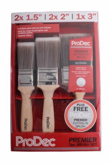 Picture of PRODEC PREMIER SYNTHETIC BRUSH 6PC SET