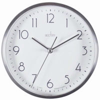 Picture of AVA SILVER WALL CLOCK 29527