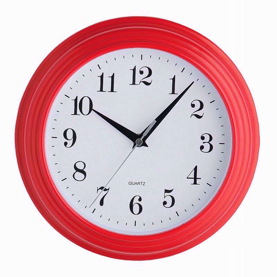 Picture of PREMIER VINTAGE WALL CLOCK RED