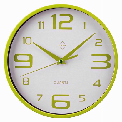 Picture of PREMIER WALL CLOCK LIME GREEN