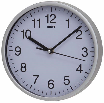 Picture of WALL CLOCK RADCLIFFE SILVER 20CM