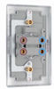 Picture of BG 45A SWITCH ON DOUBLE PLATE B/CHROME