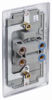 Picture of BG 45A SWITCH ON DOUBLE PLATE B/CHROME