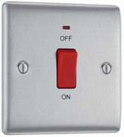 Picture of BG 45A SWITCH ON SINGLE PLATE B/CHROME