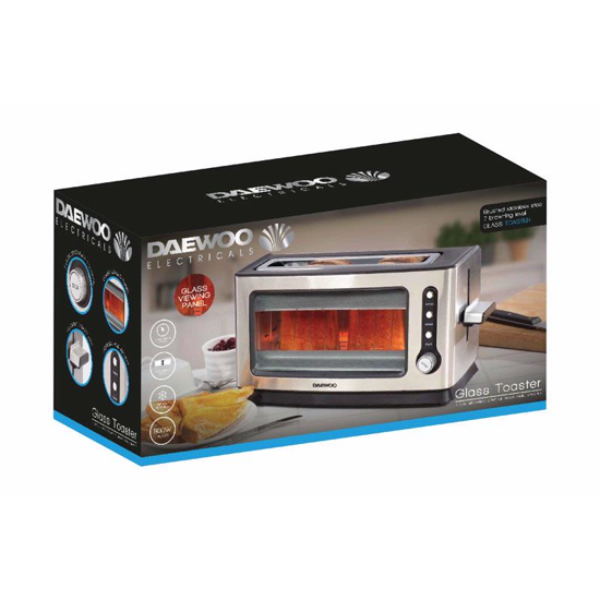 Basket Direct DAEWOO GLASS TOASTER SDA1060