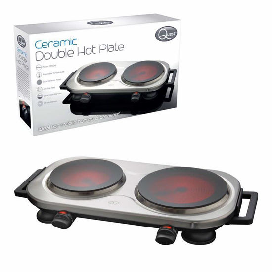 Picture of QUEST DOUBLE CERAMIC HOT PLATE 37259