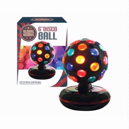 Picture of GLOBAL GIZMOS ROTATING DISCO BALL 6 INCH