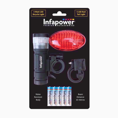 Picture of INFAPOWER BIKE LIGHT SET