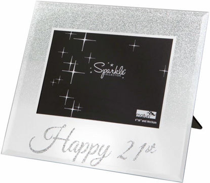 Picture of PHOTO FRAME GLASS GLITTER 4X6 21ST