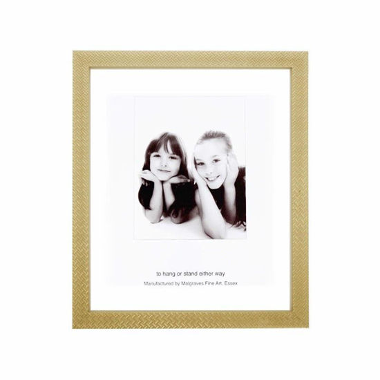 Picture of WOODEN FRAME EMBOS 3/4 INCH GOLD 12X10 INCH