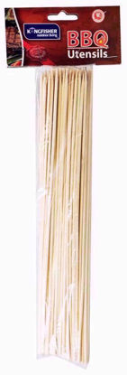 Picture of KINGFISHER 80 WOODEN BBQ SKEWERS