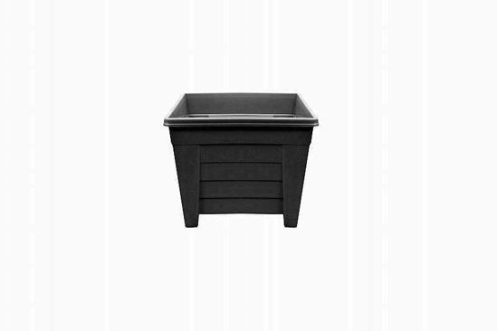 Picture of GROSVENOR 27CM SQUARE PLANTER BLACK