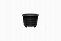 Picture of GROSVENOR 32CM ROUND PLANTER BLACK