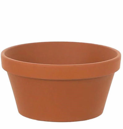 Picture of TERRACOTTA HALF POT 8 INCH SPANG
