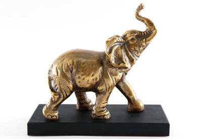 Picture of ELEPHANT STATUE BRASS 27CM