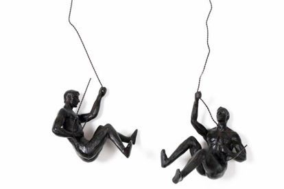 Picture of MALE STATUE ABSEILING 20X73CM