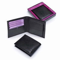 Picture of MENS WALLET BLACK SR404A