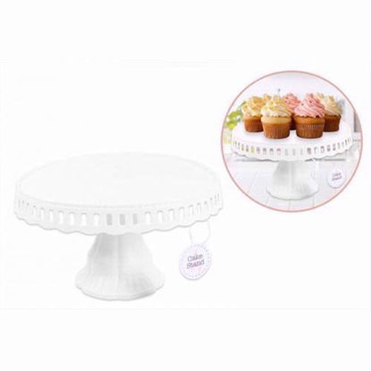 Picture of CAKE STAND WHITE ONLY 28X17CM