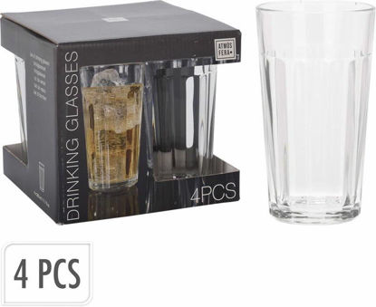 Picture of DRINKING GLASS SET 4PCS 350ML