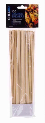 Picture of CHEF AID BAMBOO SKEWERS X100