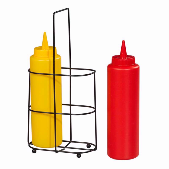 Picture of CHEF AID SAUCE BOTTLES & WIRE STAND