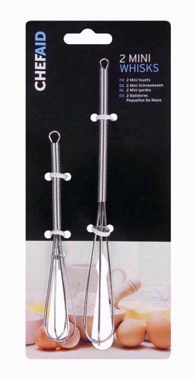 Picture of CHEF AID SET 2 MINI WHISKS