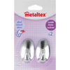 Picture of METALTEX LILLIPUT HOOKS S/2 CHR OVAL