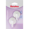 Picture of METALTEX SET 2 SUCTION CUPS WITH HOOK