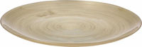 Picture of PLATE GLASS EMBOSSED STRIPE 28CM GOLD