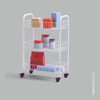 Picture of METALTEX SIENNA 3 TIER TROLLEY