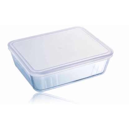 Picture of PYREX 2.6LTR RECTANGULAR DISH & LID PM