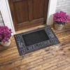 Picture of DOORMAT RUBBER WELCOME SILVER 40X70CM LADY BU